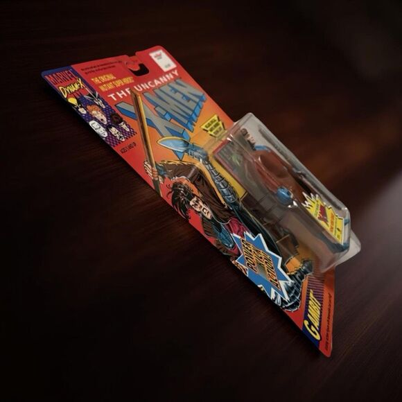 Vintage 1992 ToyBiz Uncanny X-Men Gambit Kick Foot Action Figure Sealed C1 - Picture 4 of 8